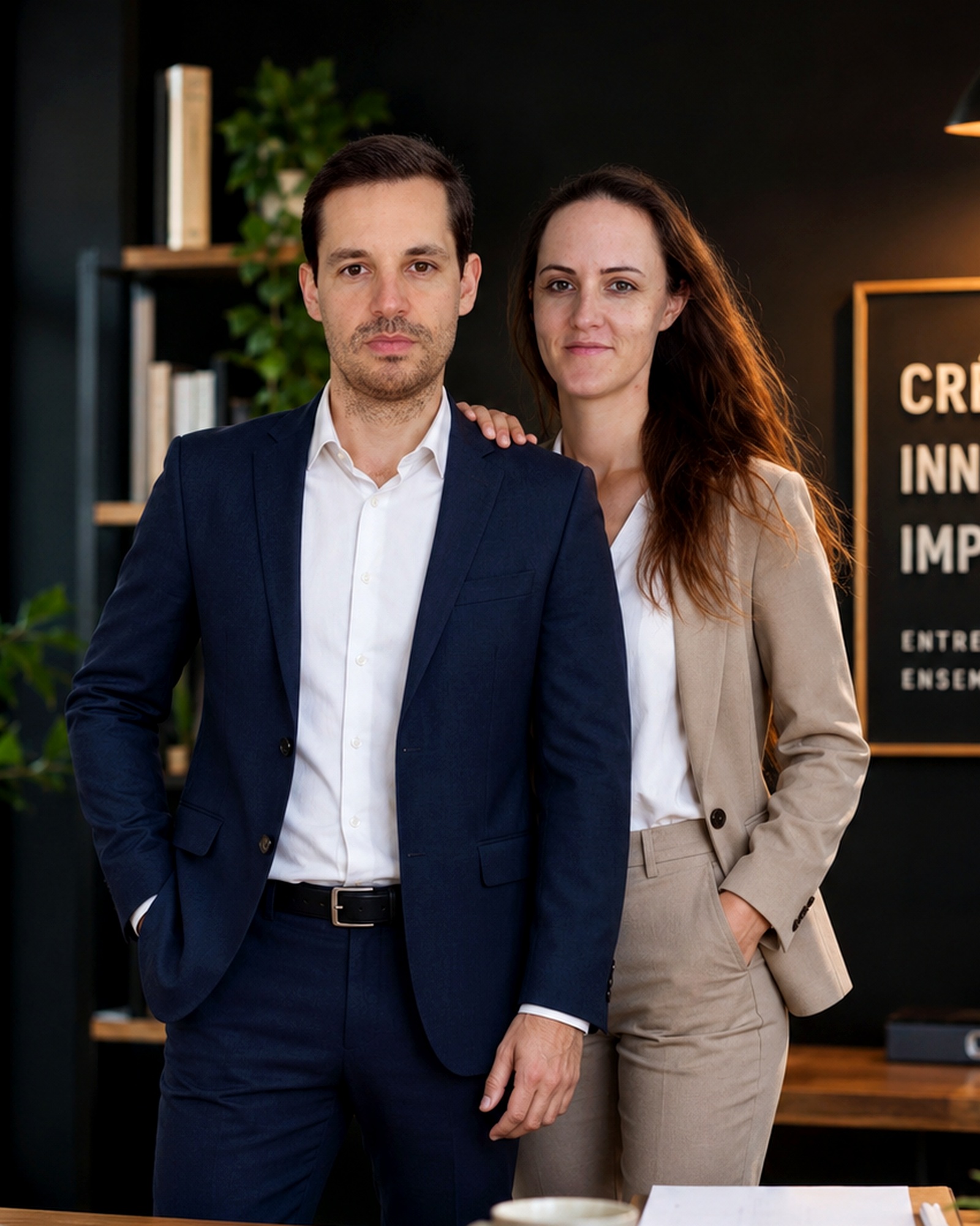 Julien et Gwendoline Levis, fondateurs